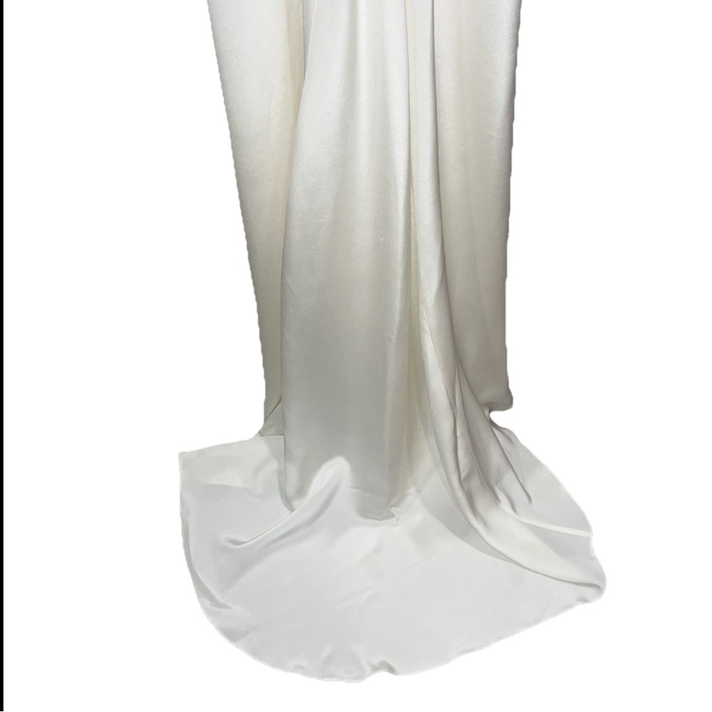 Christopher Esber White Maxi Dress Silk Strapless 6 Bridal Wedding Bride NWT ๐ก - Picture 10 of 13